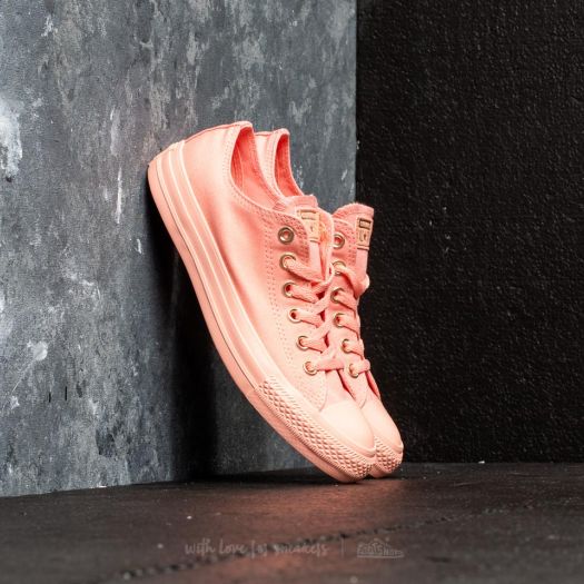Converse coral canvas ox online