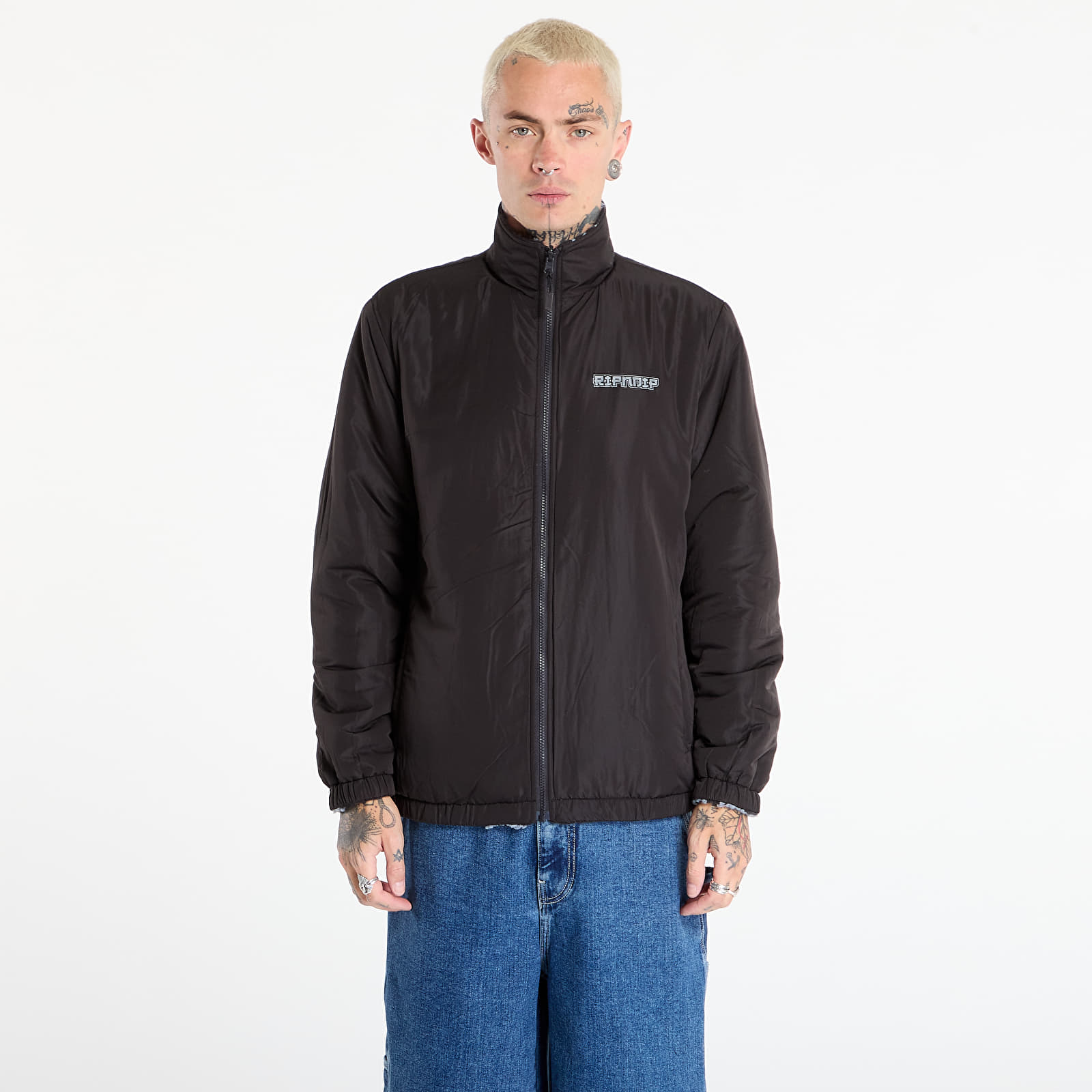Jakas RIPNDIP Haku Reversible Jacket Black/ Charcoal