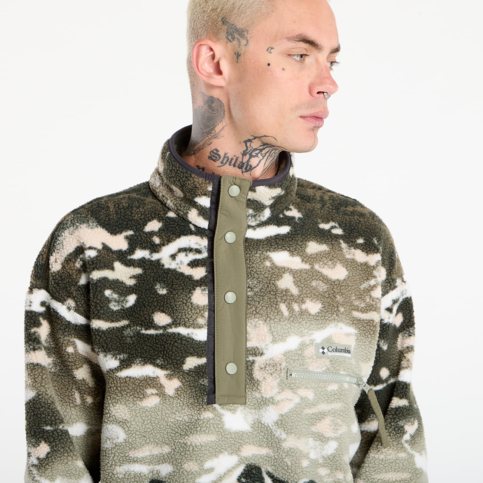 Sweatjacken und Sweatshirts Columbia Helvetia™ II Printed Half Snap Fleece Safari Sisters