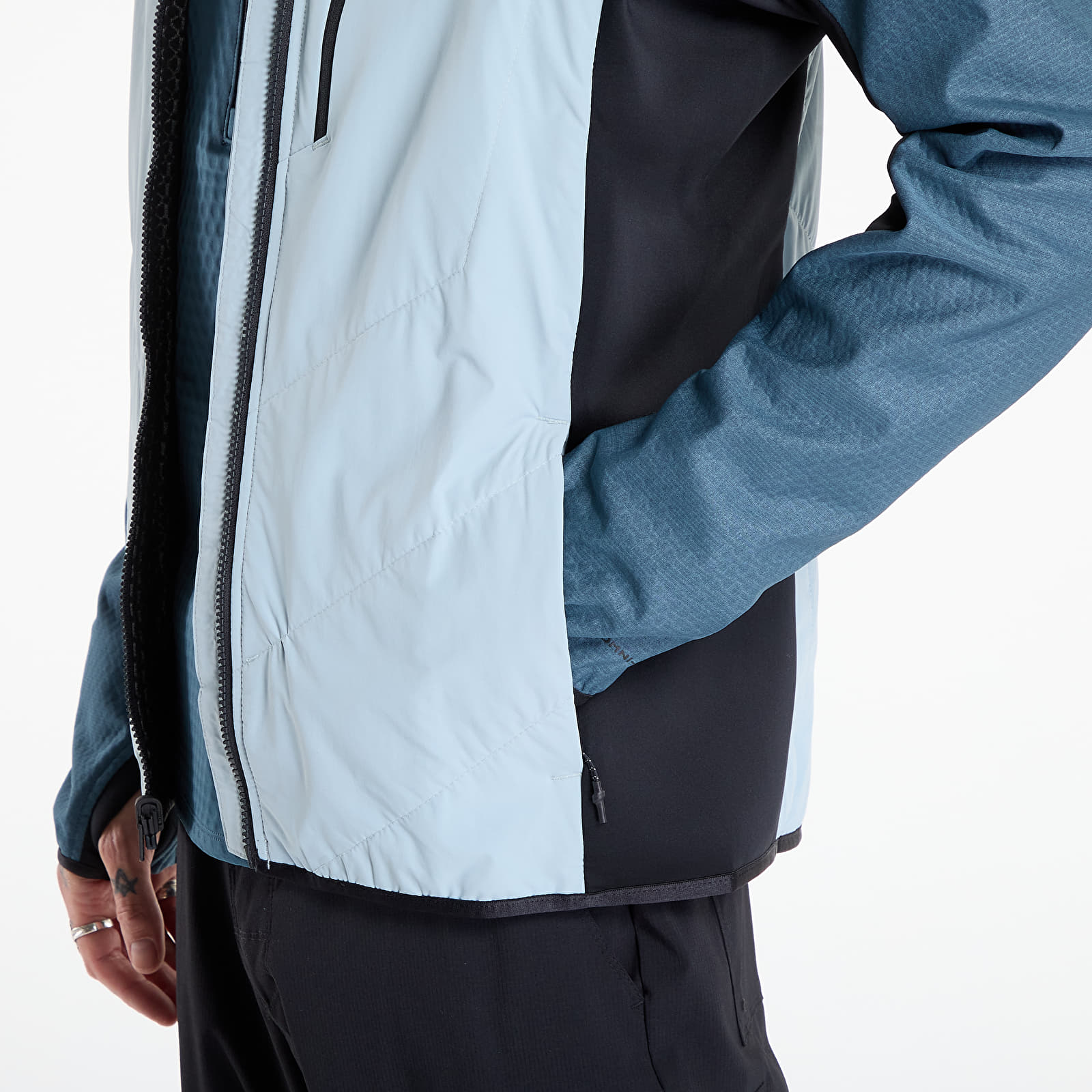 Hoodies für Männer Columbia Arctic Crest™ Hybrid Full Zip Crushed Blue/ Everblue/ Black
