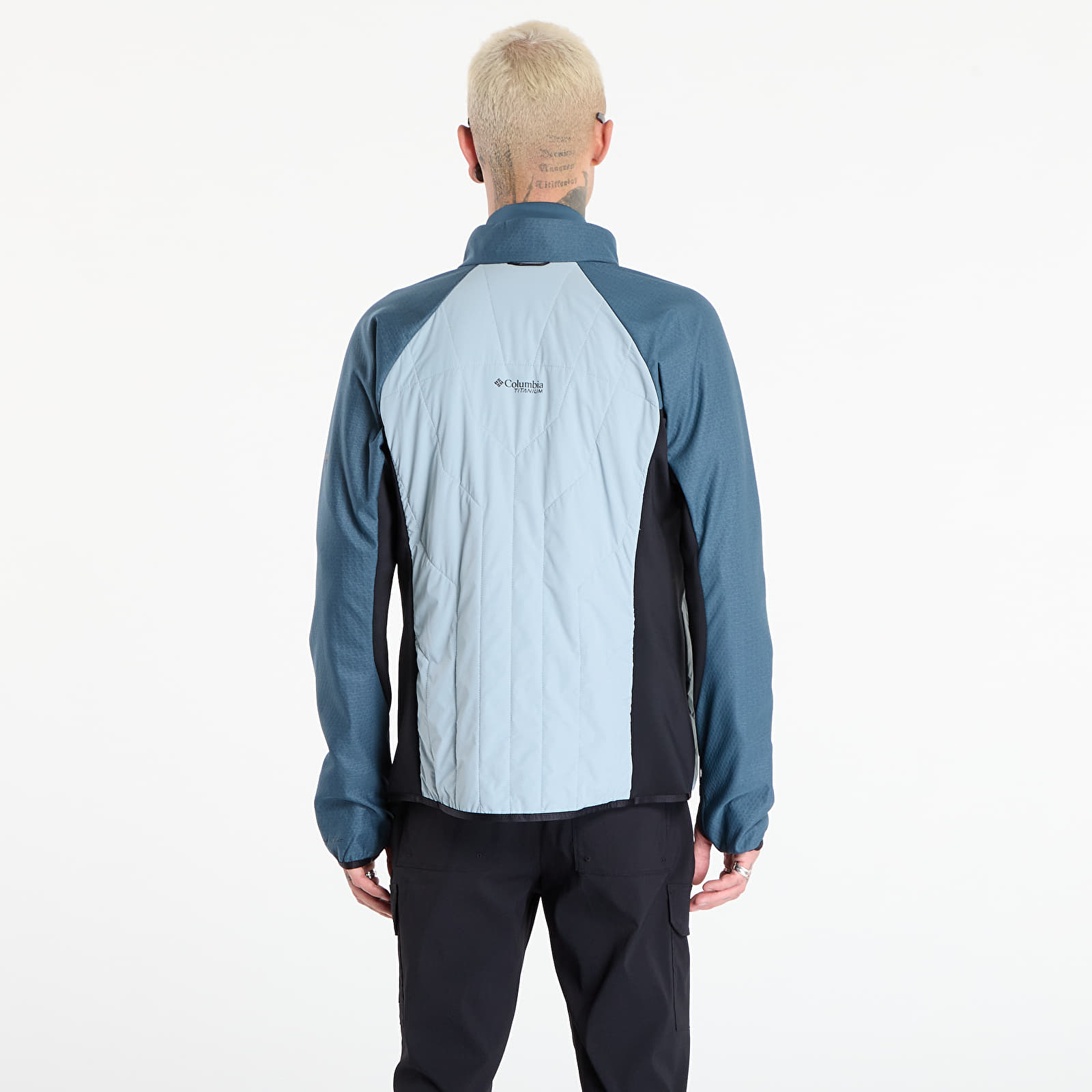 Hoodies für Männer Columbia Arctic Crest™ Hybrid Full Zip Crushed Blue/ Everblue/ Black