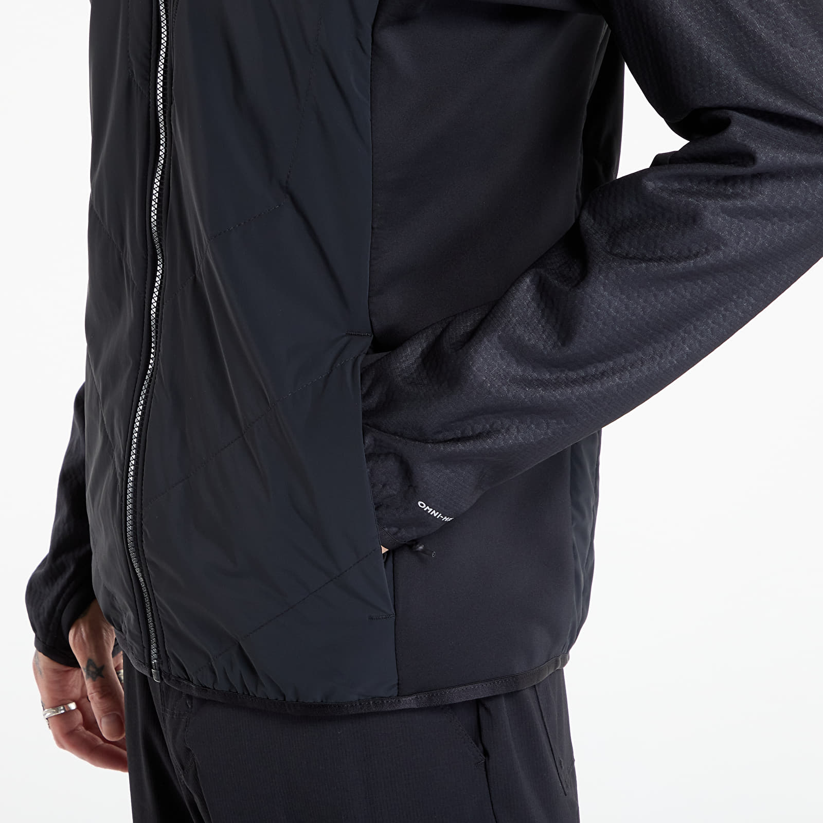 Vīriešu kapuces Columbia Arctic Crest™ Hybrid Full Zip Black