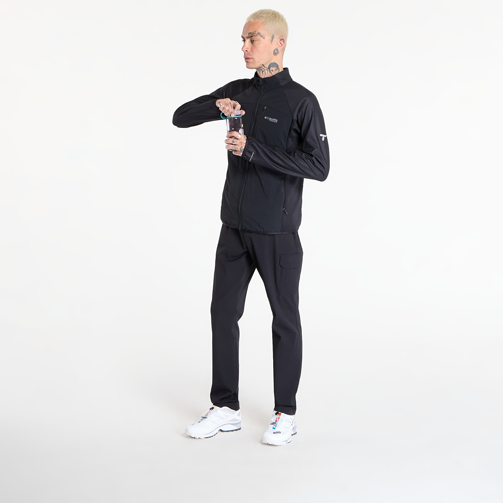 Vīriešu kapuces Columbia Arctic Crest™ Hybrid Full Zip Black