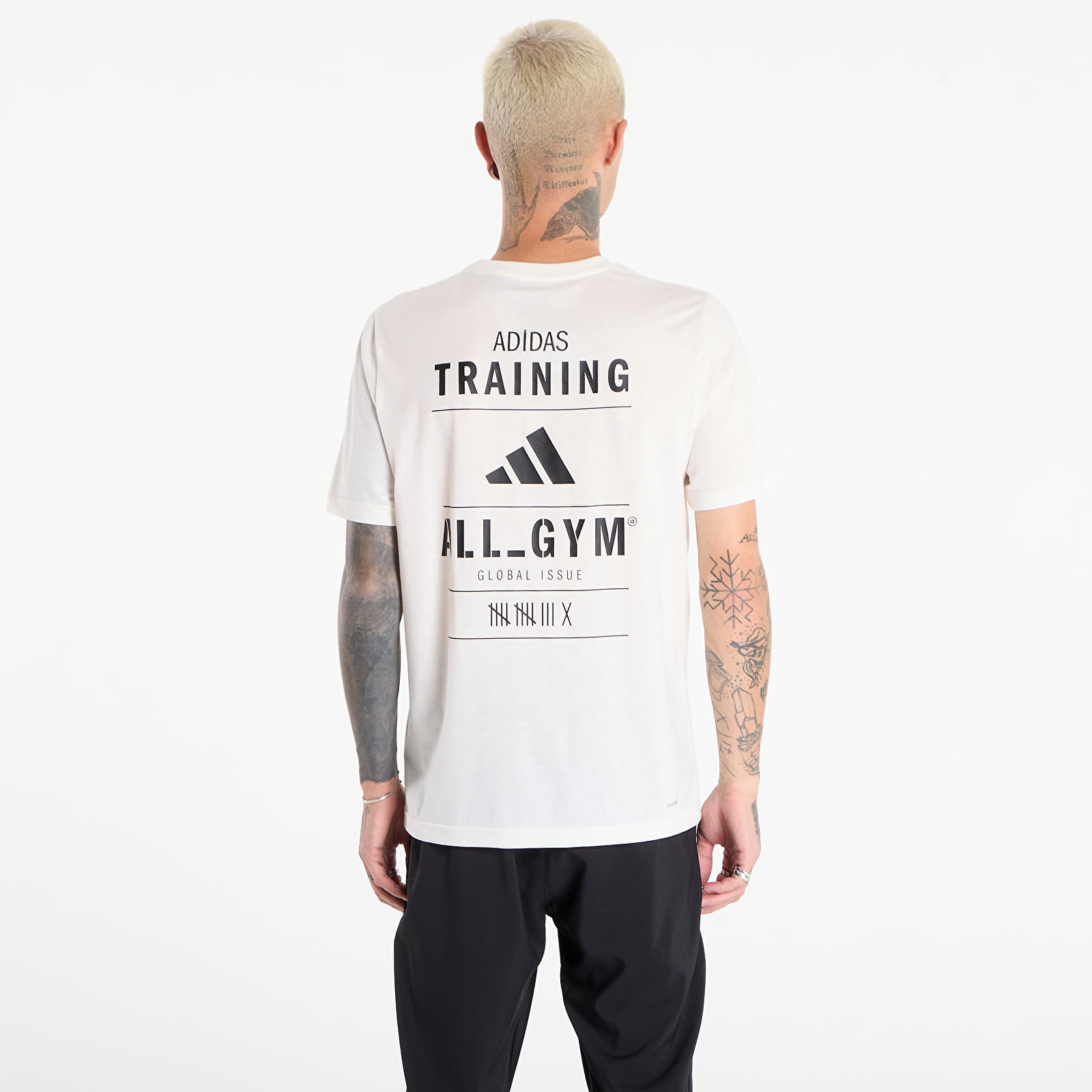 Heren T-shirts adidas CLIMACOOL Category Training Graphic T-Shirt Chalk White
