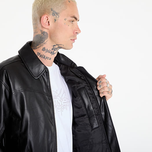 Dime Debossed Wavy Jacket UNISEX Black | Footshop