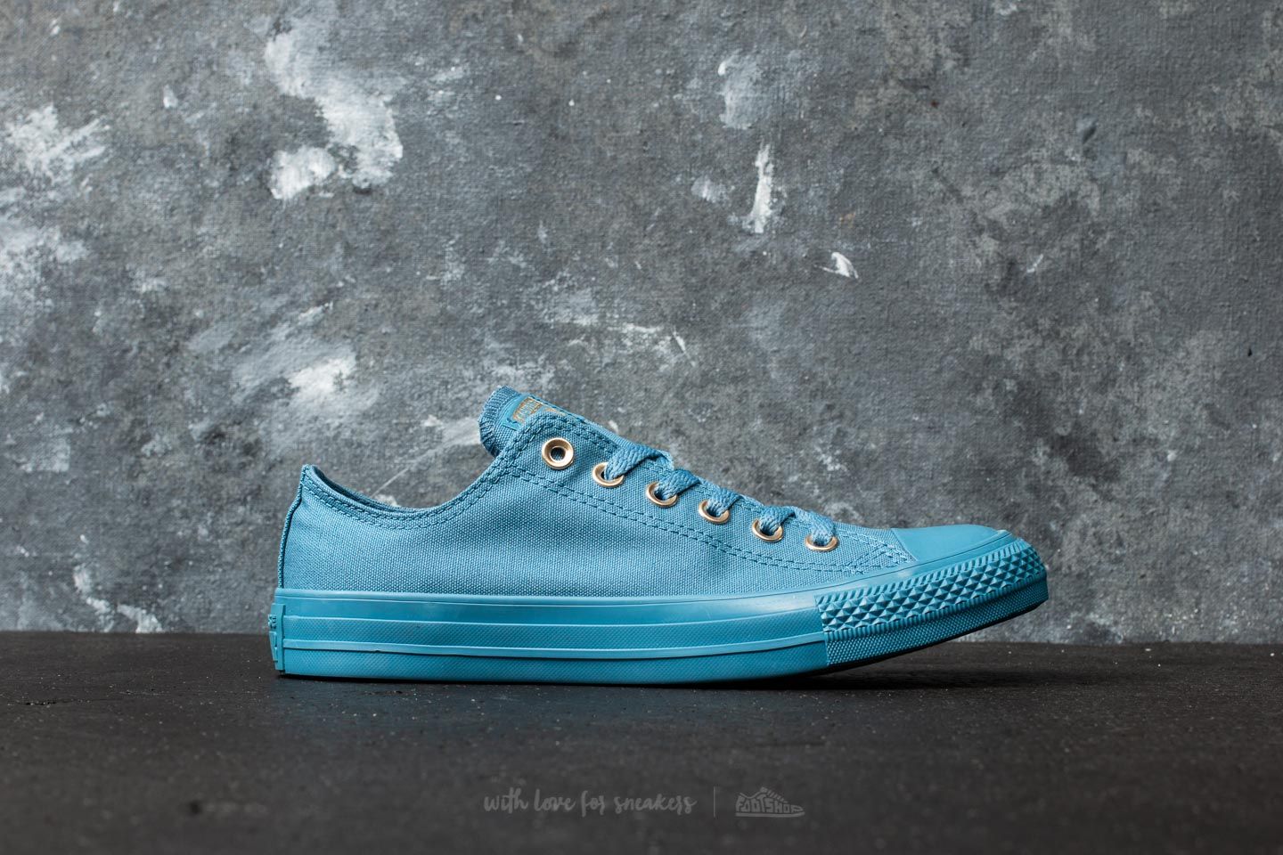 Moteriška avalynė Converse Chuck Taylor All Star OX Aegean Storm/ Aegean Storm/ Gold