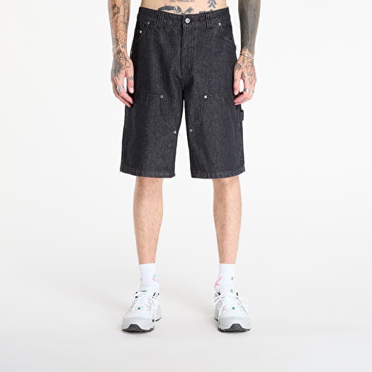 Dime Carpenter Denim Shorts Black Washed