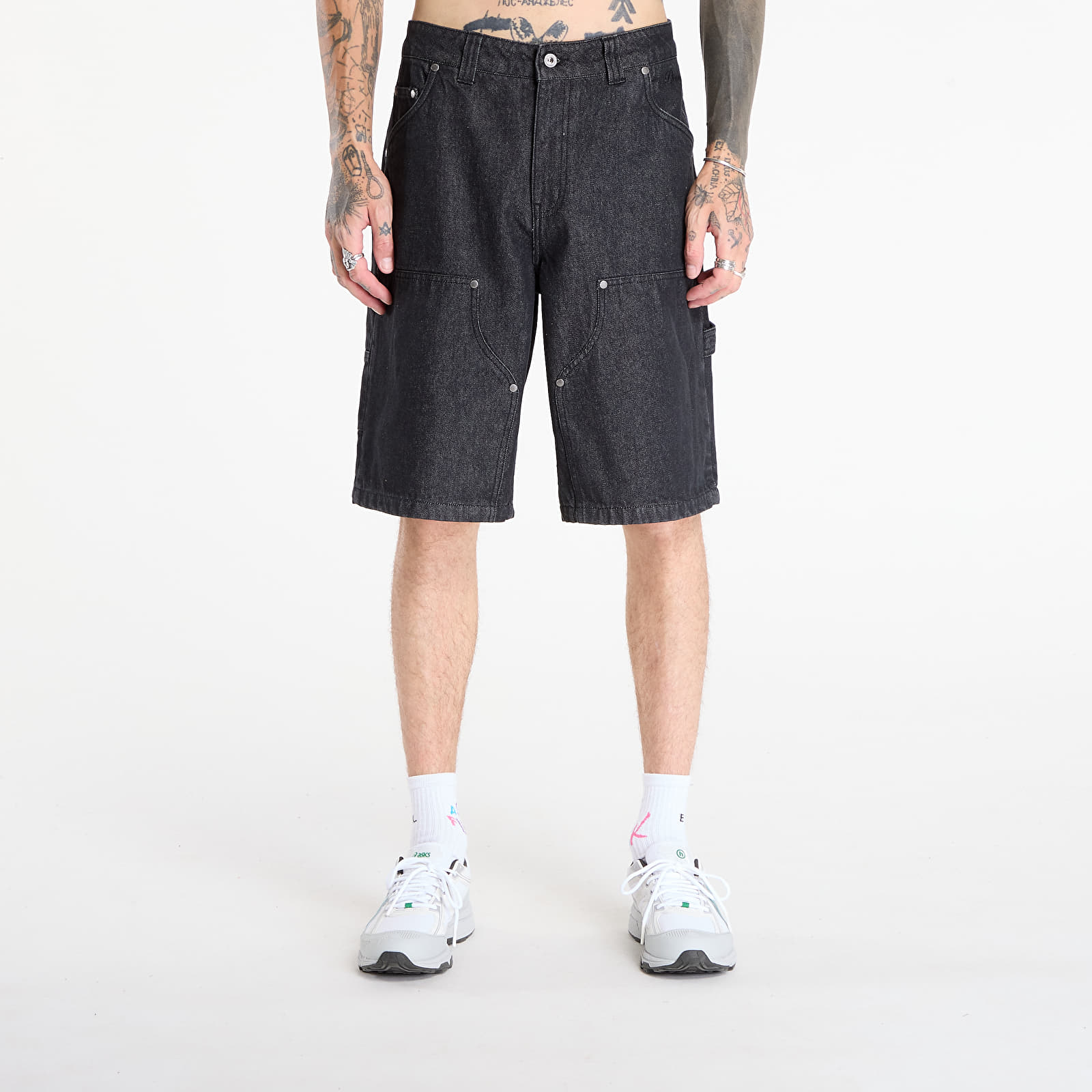 Kurzhosen Dime Carpenter Denim Shorts Black Washed