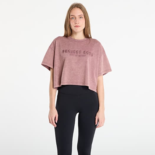 T-shirt Under Armour Project Rock Statement Graphic SS Tee Maroon Mist