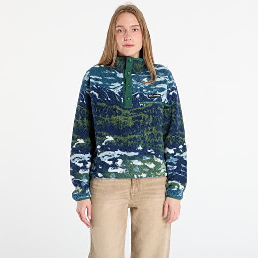 Columbia Helvetia™ II Printed Cropped Half Snap Everblue Sisters/ Rain Forest