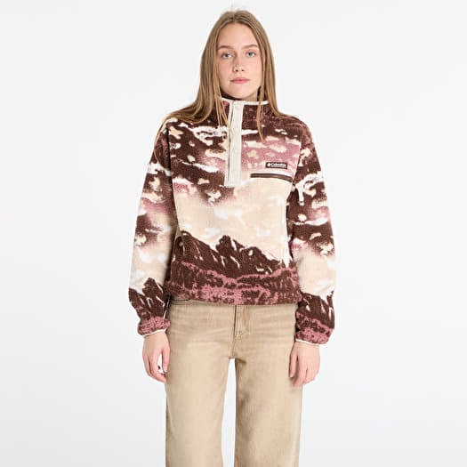 Columbia Helvetia™ II Printed Cropped Half Snap Tobacco Sisters/ Dark Stone
