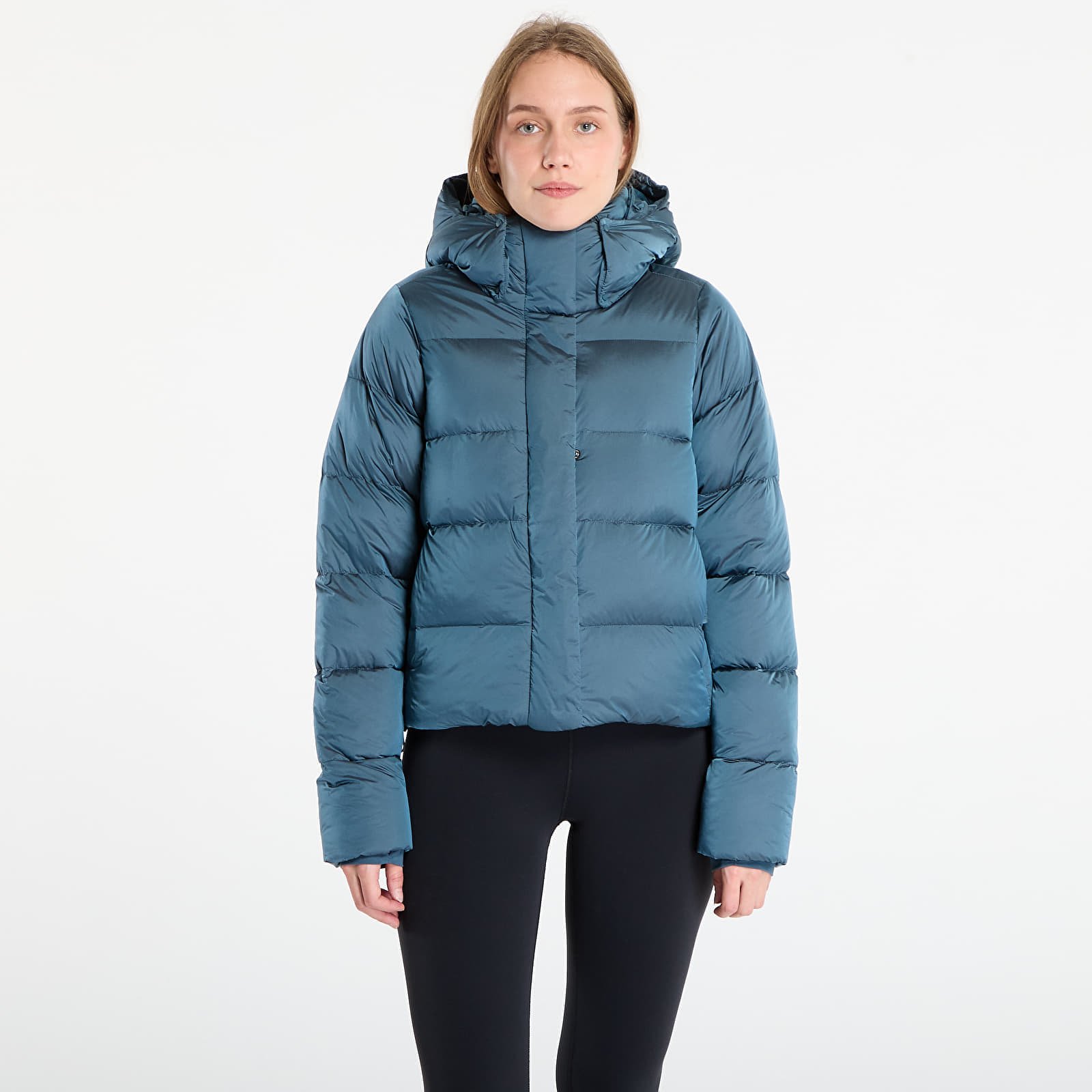 Jachetă Columbia Amaze Puff™ Hooded Jacket Everblue High Shine L
