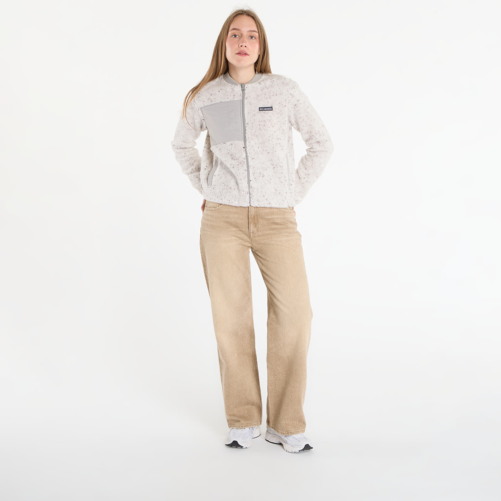 Sieviešu hoodies Columbia Stellar Path™ Fleece Bomber Full Zip Dark Stone/ Flint Grey