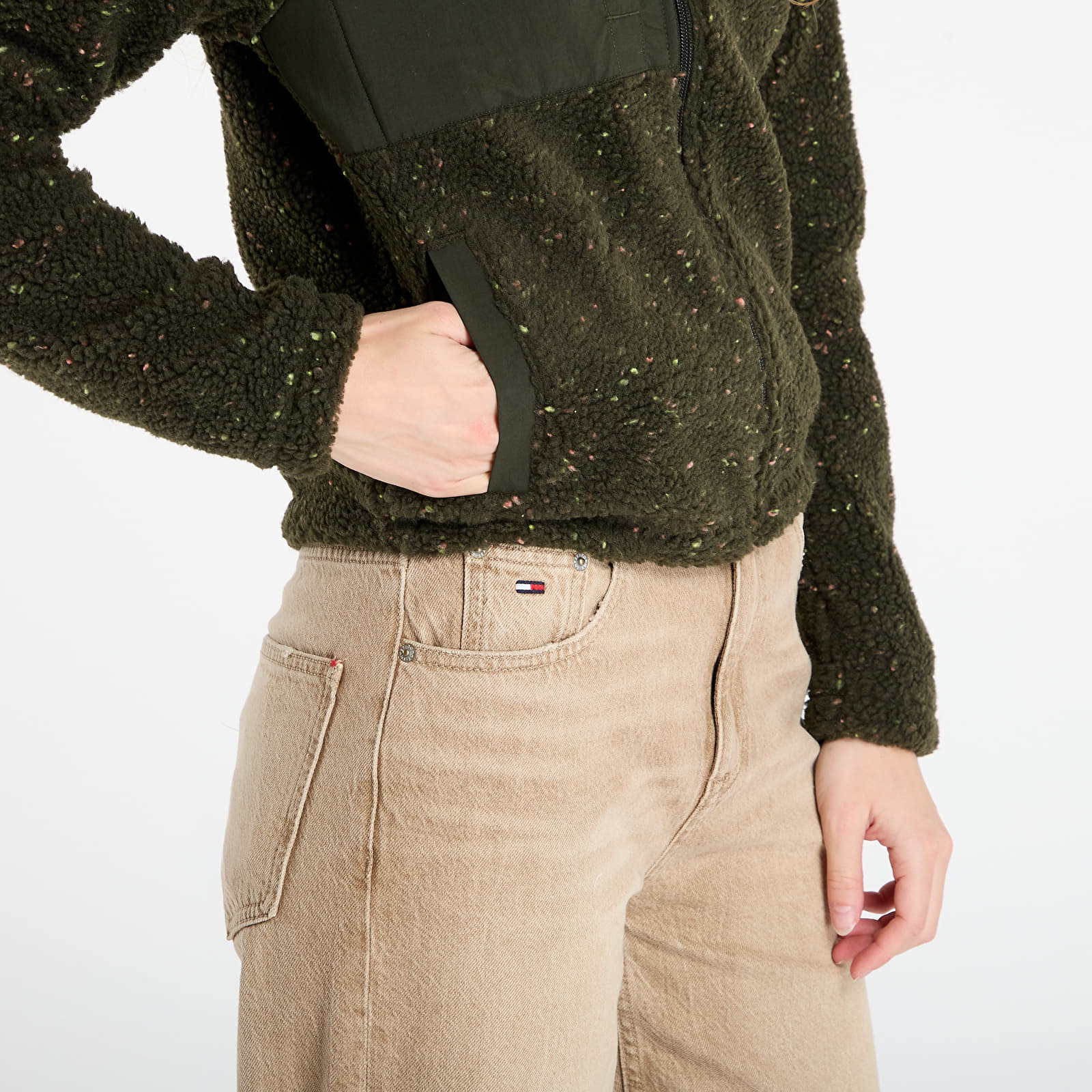Mikinas ar kapuci un sporta krekli Columbia Stellar Path™ Fleece Bomber Full Zip Greenscape