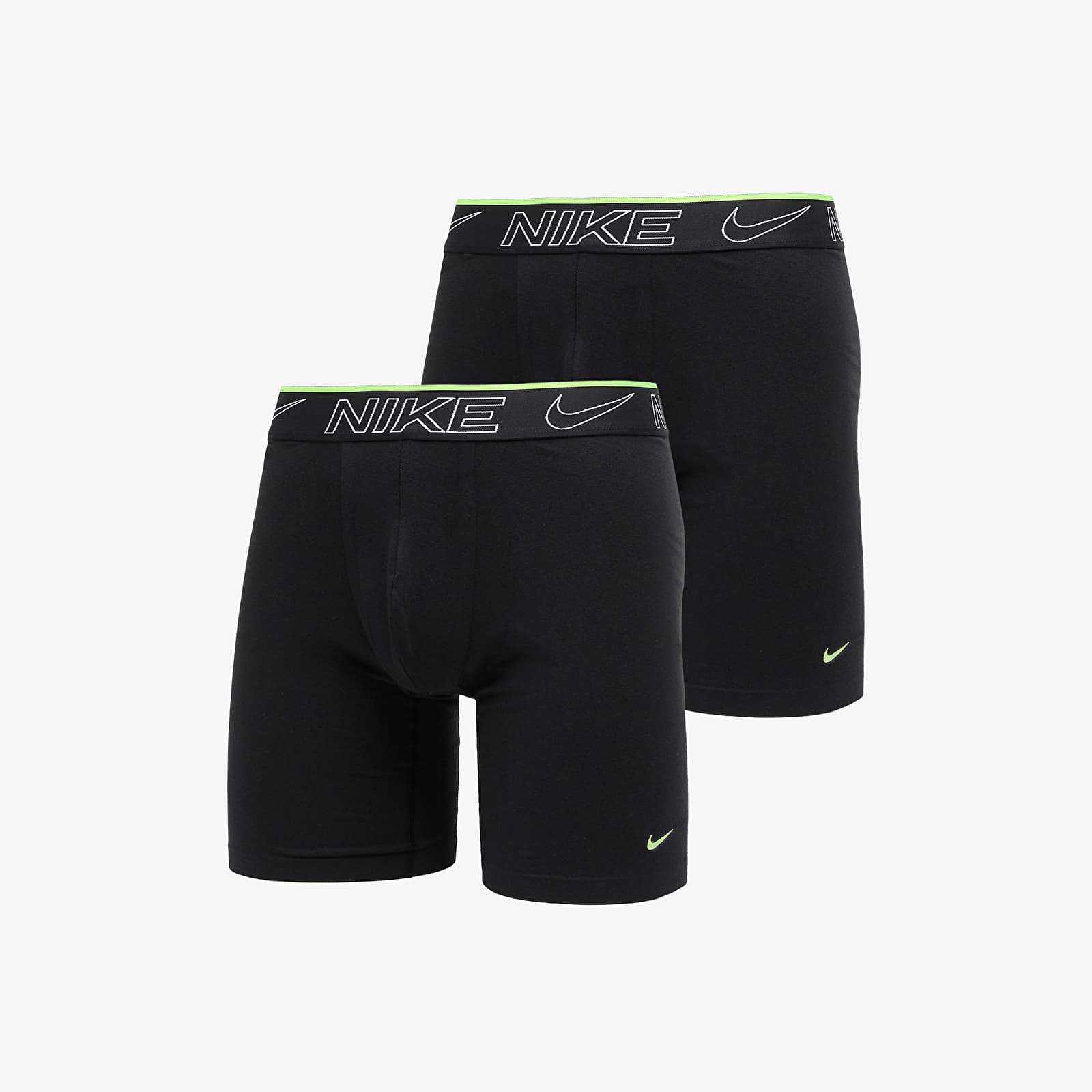 Bokseru šorti Nike Elite Cotton Stretch Long Boxer Brief 2-Pack Black