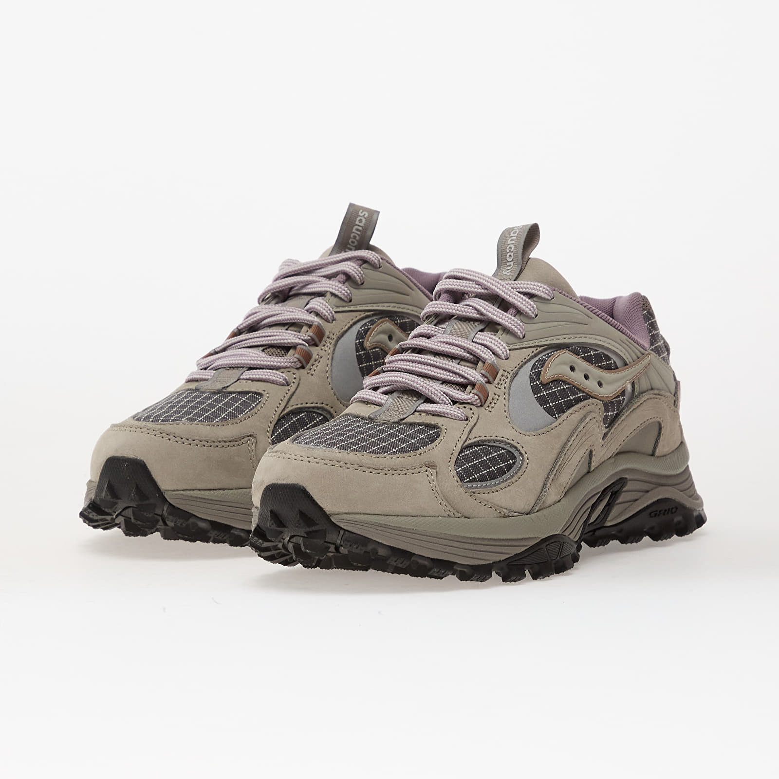 Herren Sneaker und Schuhe Saucony Grid Aura X Grey/ Agave