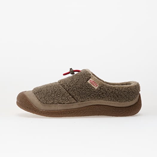 KEEN Howser Iii Slide Women Brindle/ Brindle Sherpa Fleece
