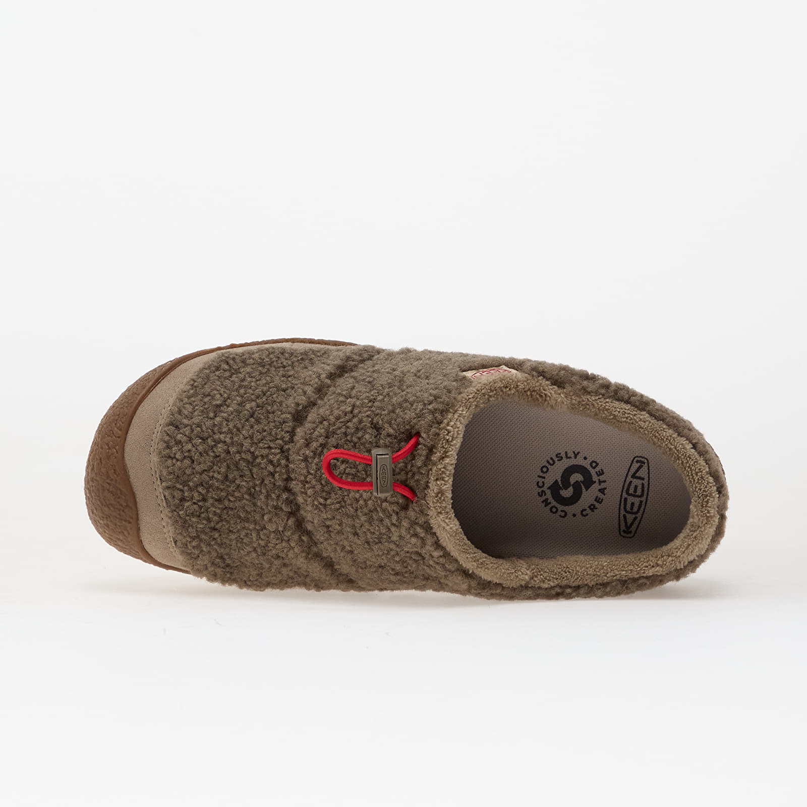Damen Sneaker und Schuhe KEEN Howser Iii Slide Women Brindle/ Brindle Sherpa Fleece