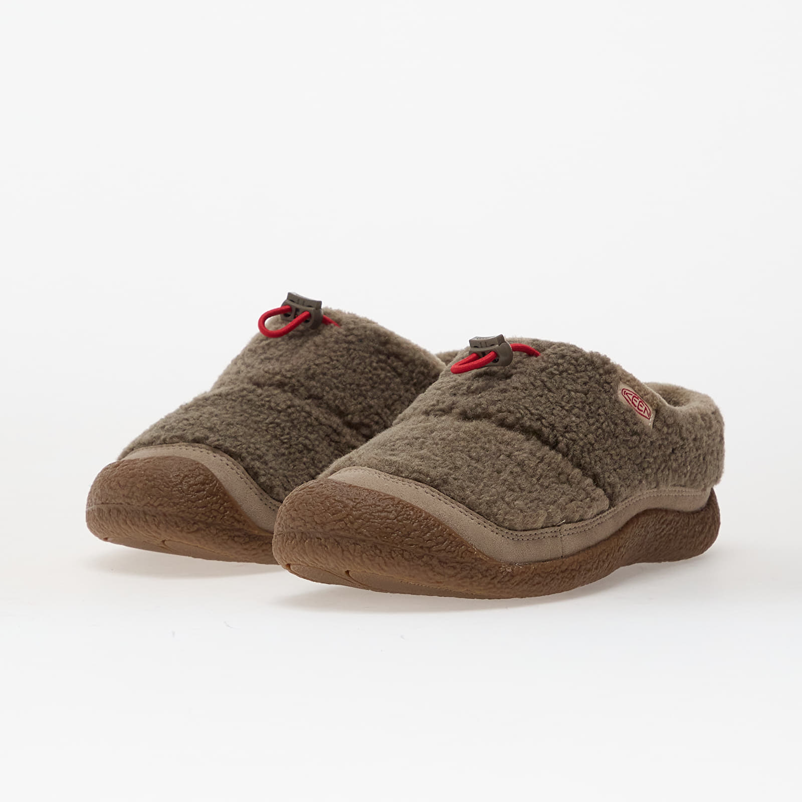 Damen Sneaker und Schuhe KEEN Howser Iii Slide Women Brindle/ Brindle Sherpa Fleece