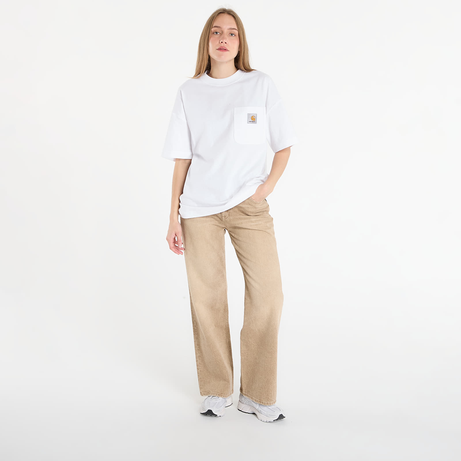   Μπλούζες Carhartt WIP S/S Work Pocket T-Shirt UNISEX White