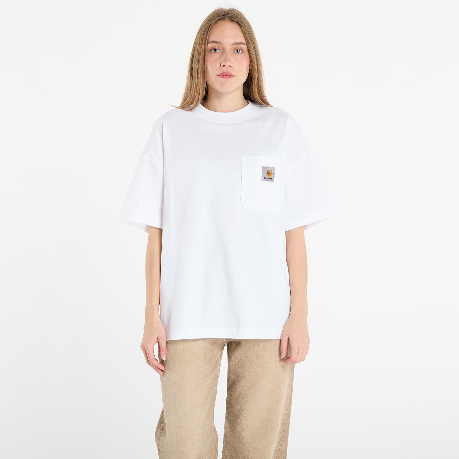   Μπλούζες Carhartt WIP S/S Work Pocket T-Shirt UNISEX White