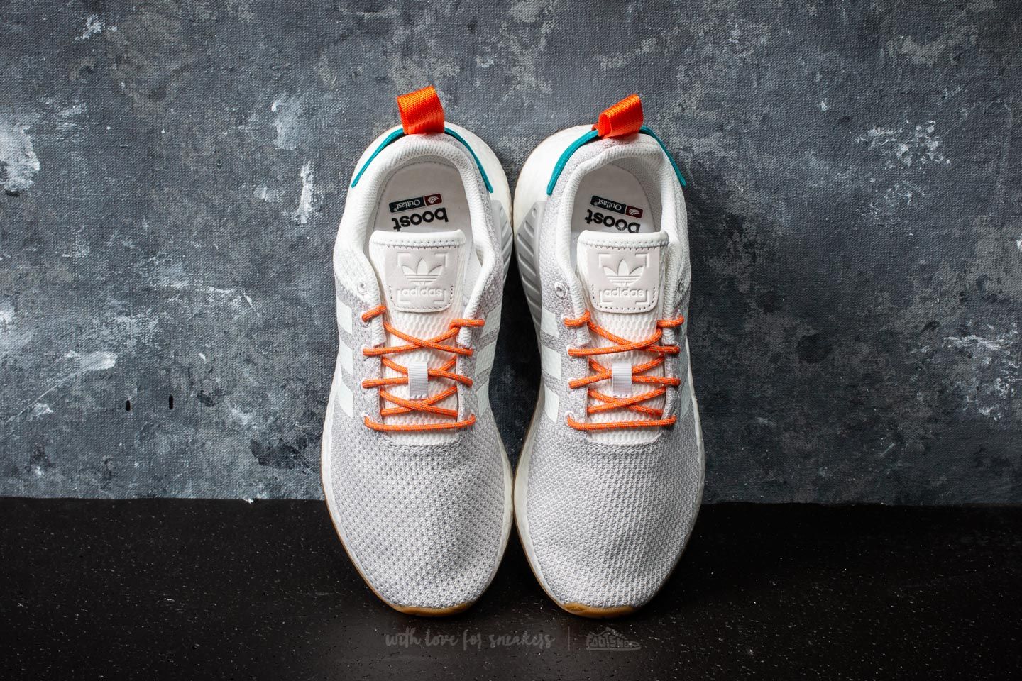 Men s shoes adidas NMD R2 Summer Crystal White Trace Orange