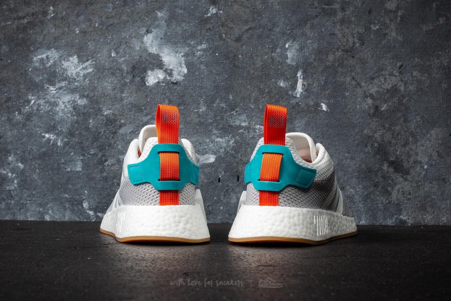 Adidas originals nmd hotsell r2 sneakers in orange