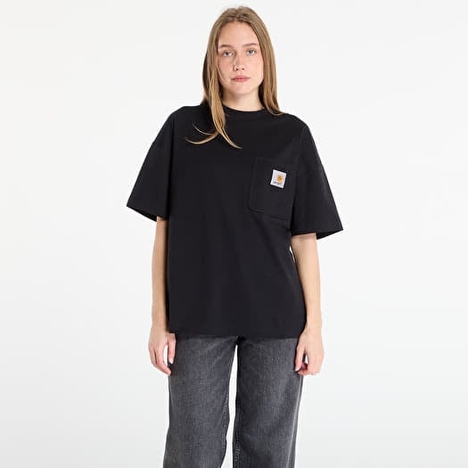 T-krekls Carhartt WIP S/S Work Pocket T-Shirt UNISEX Black