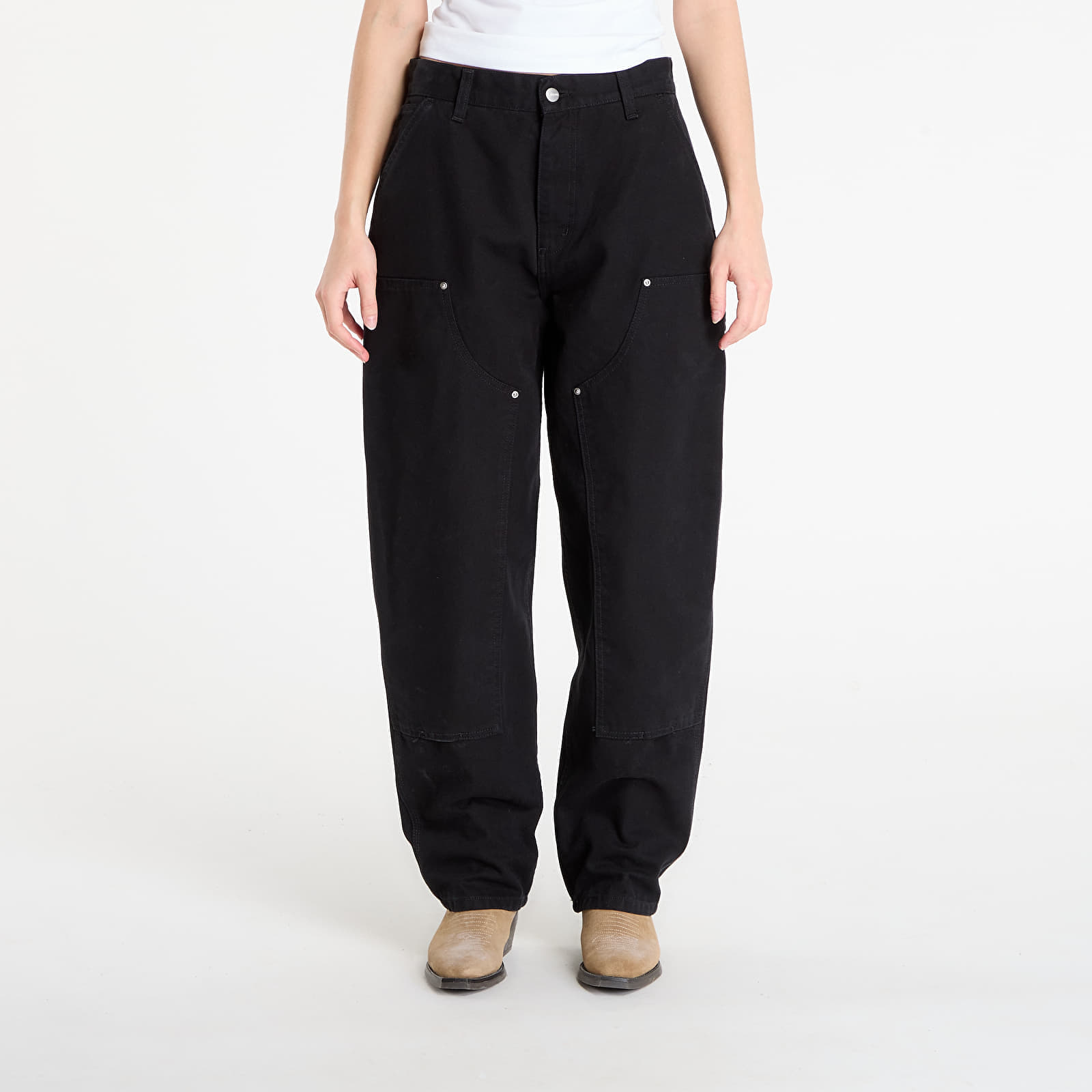 Pantaloni Carhartt WIP W OG Double Knee Pant Black Stone Washed L
