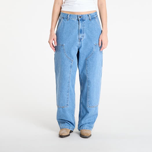 Džinsi Carhartt WIP W' Brandon Double Knee Pant Blue Stone Bleached