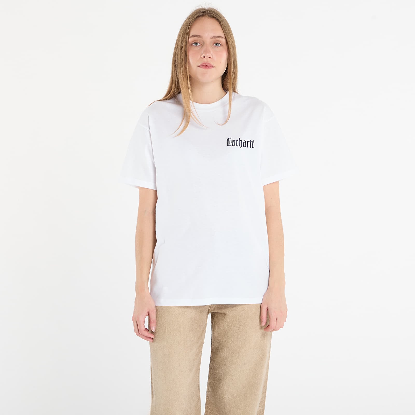 T-Shirts Carhartt WIP S/S Schooling T-Shirt UNISEX White