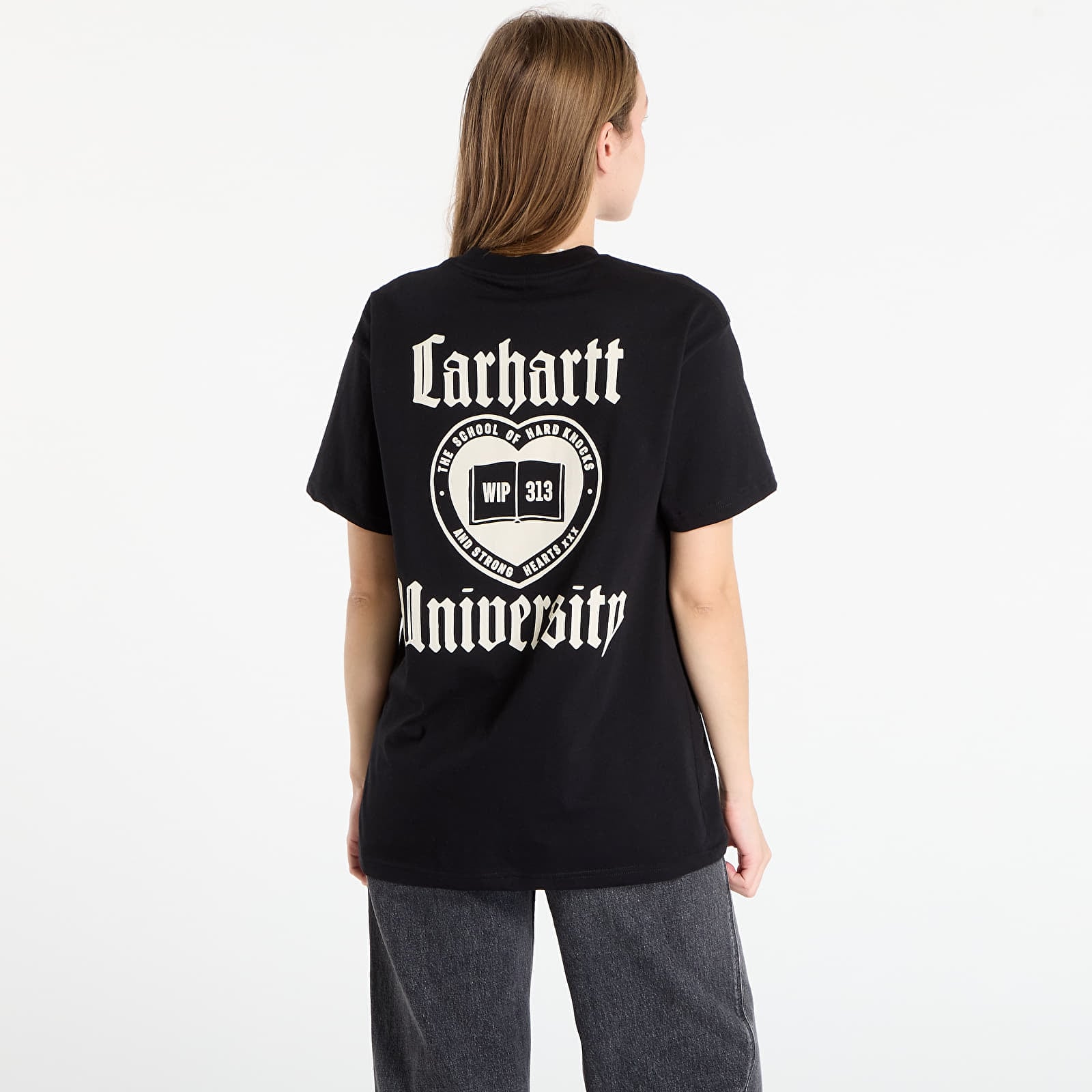 T-särgid Carhartt WIP S/S Schooling T-Shirt UNISEX Black