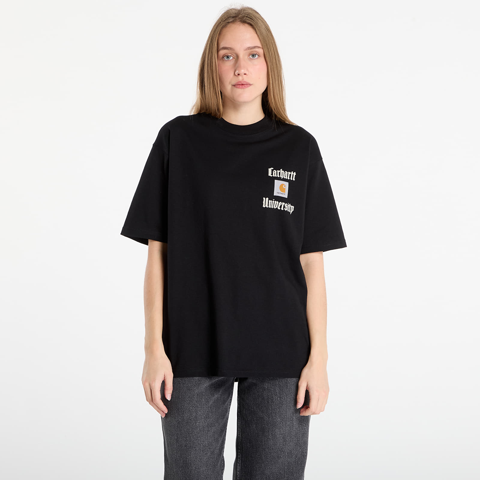 T-shirts Carhartt WIP S/S Schooling Heart T-Shirt UNISEX Black