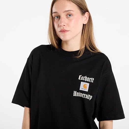 Camisetas Carhartt WIP S/S Schooling Heart T-Shirt UNISEX Black