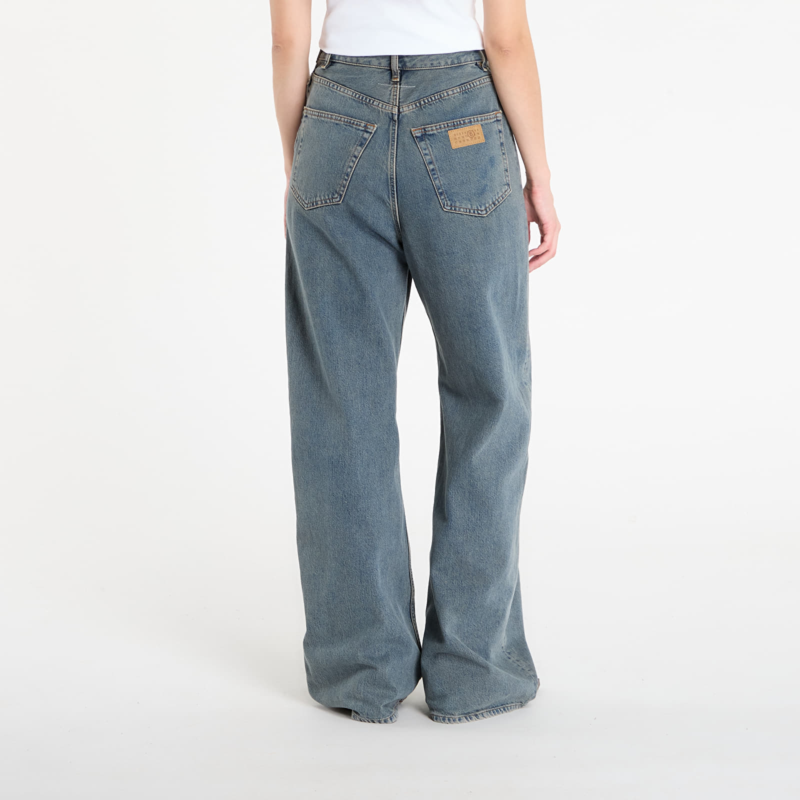Džinsi MM6 Rtw Avp Pants 5 Pockets Light Grey