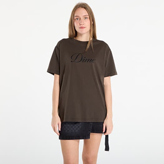 T-krekls Dime Cursive T-Shirt UNISEX Vintage Black