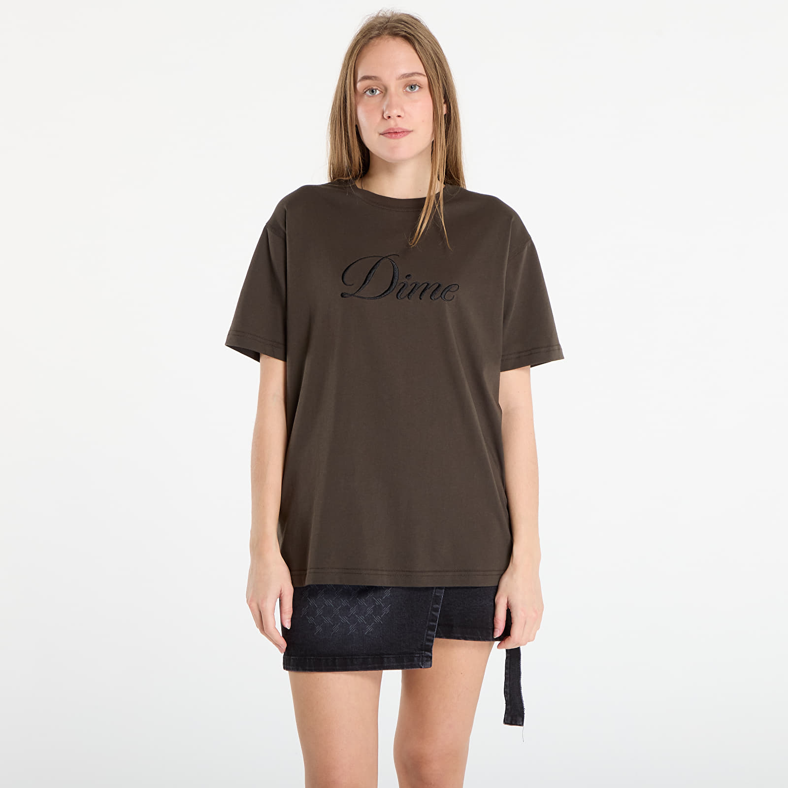 Majice T-shirt Dime Cursive T-Shirt UNISEX Vintage Black