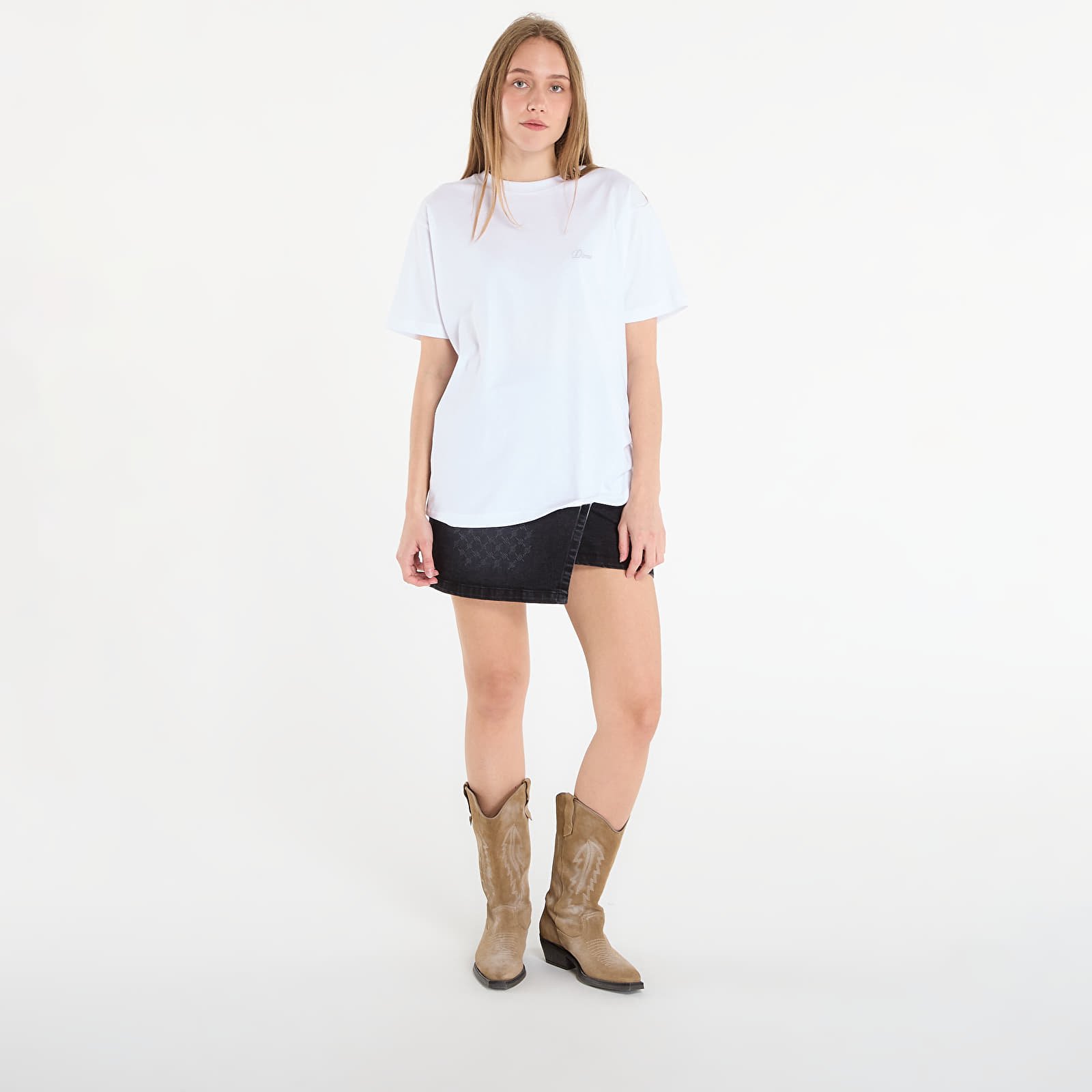 Magliette Dime Cursive Small Logo T-Shirt UNISEX White