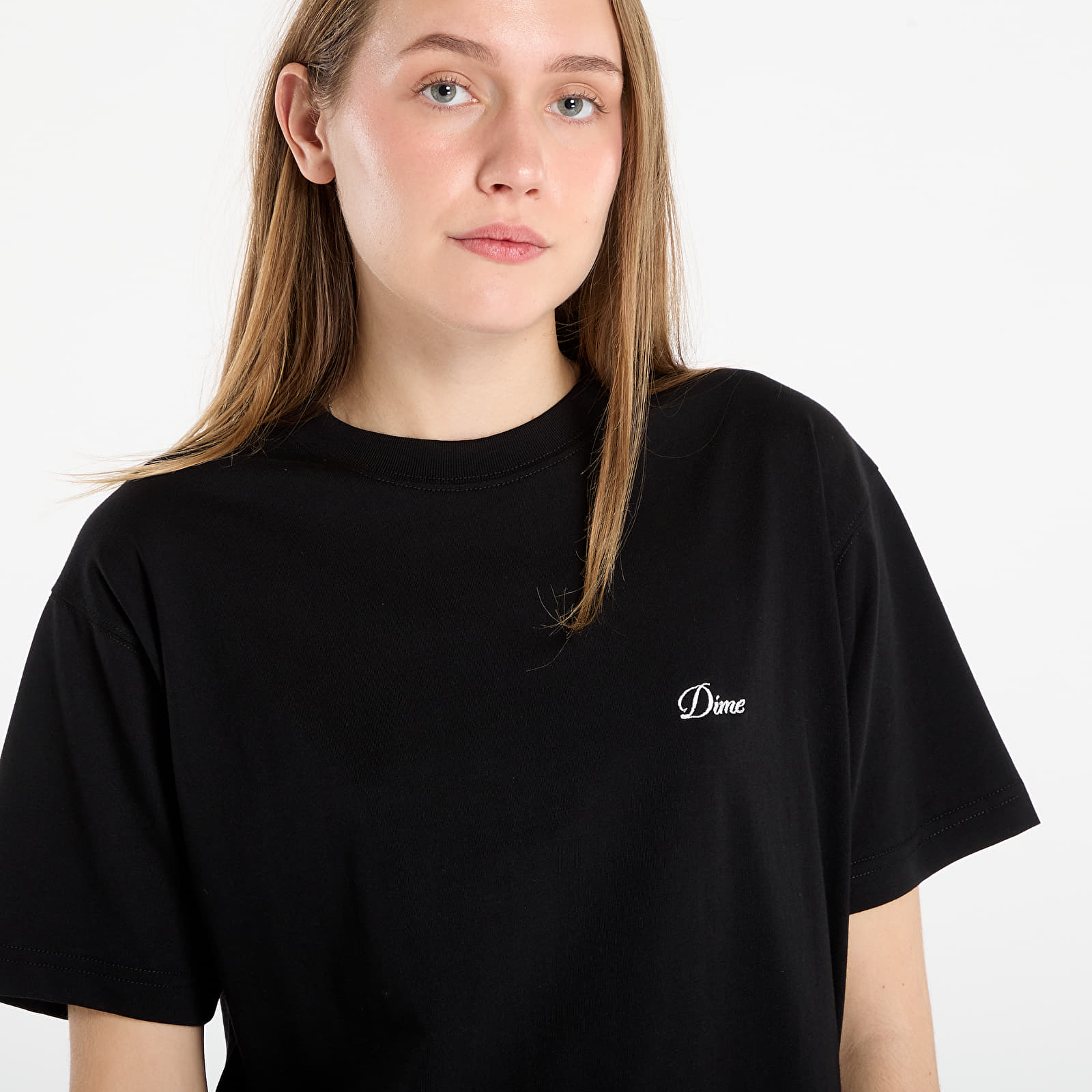 Magliette Dime Cursive Small Logo T-Shirt UNISEX Black