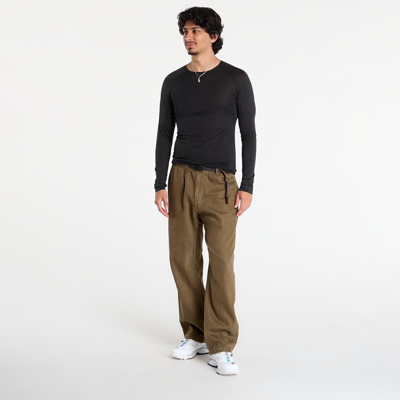Hosen Gramicci Hemp Pant Straight Fit Seafoam