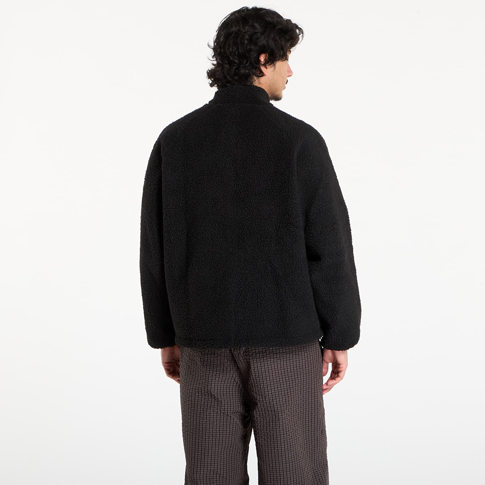 Jakas Gramicci Reversible Sherpa Jacket UNISEX Charcoal / Black