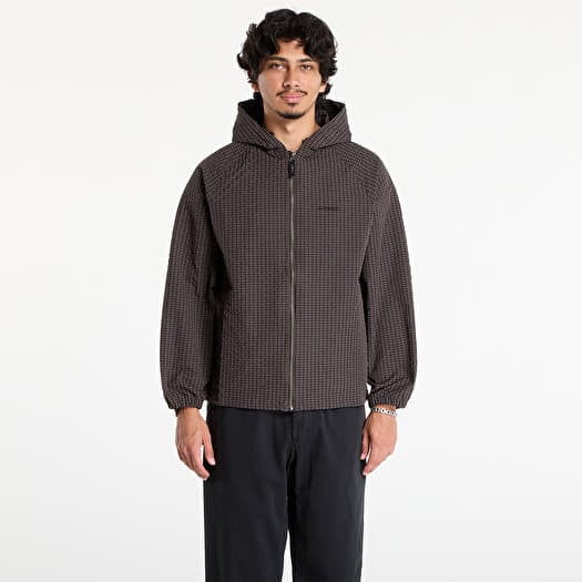 Gramicci Northside Plaid Hooded Jacket Deep Brown