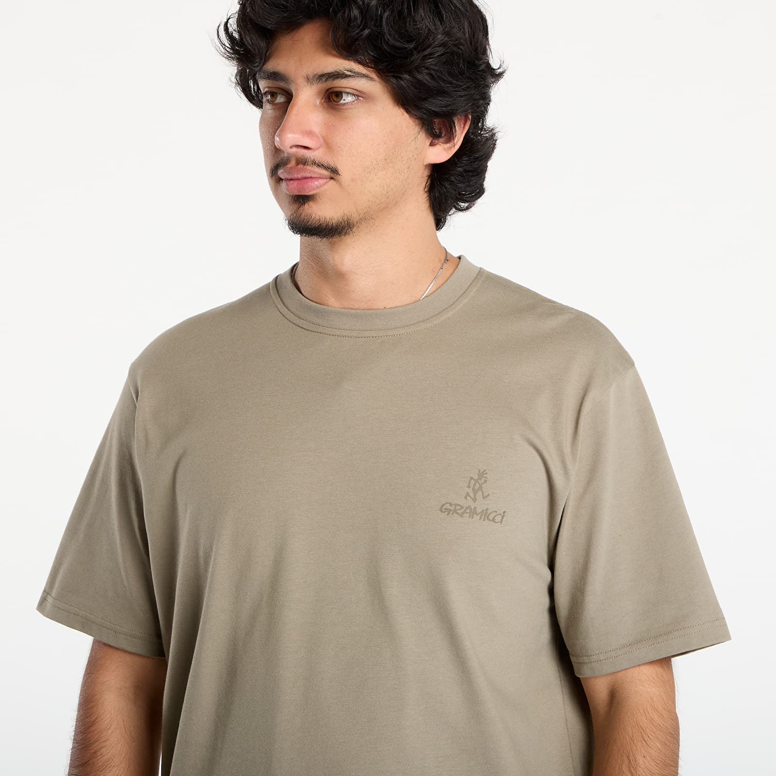 T-krekli Gramicci One Point Logo Tee UNISEX Khaki