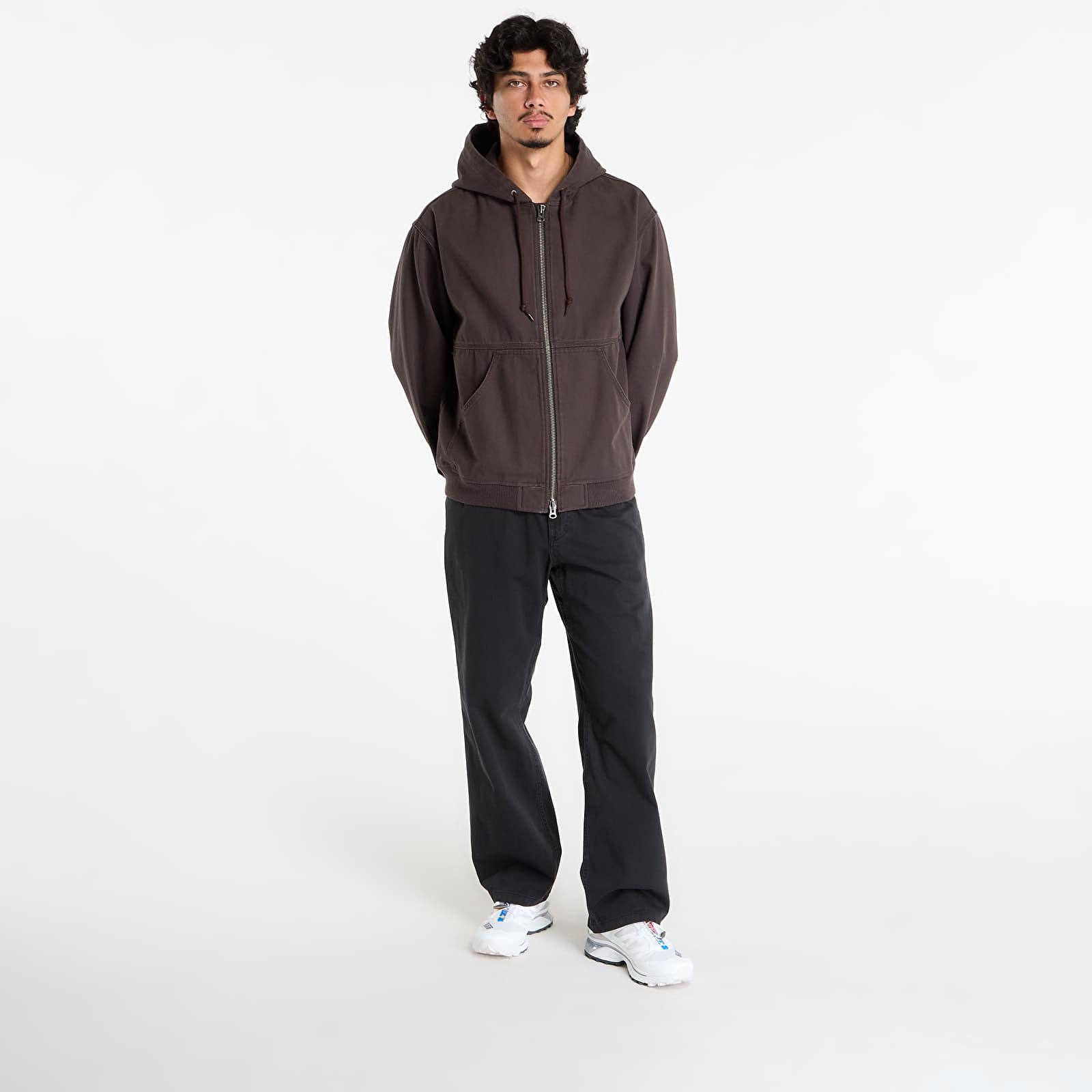 Jacken Gramicci El Cap Canvas Hooded Jacket Umber