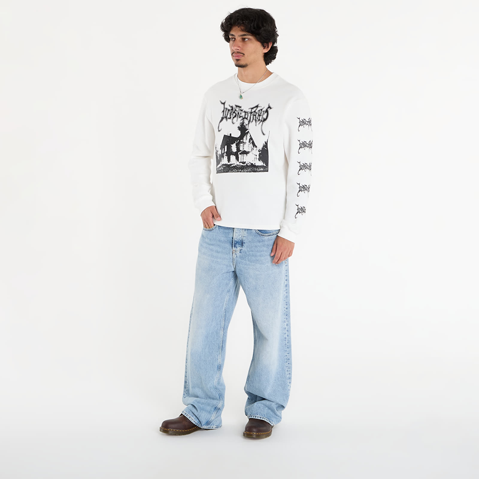 Felpe Wasted Paris M Ignited Thermal Sweatshirt White