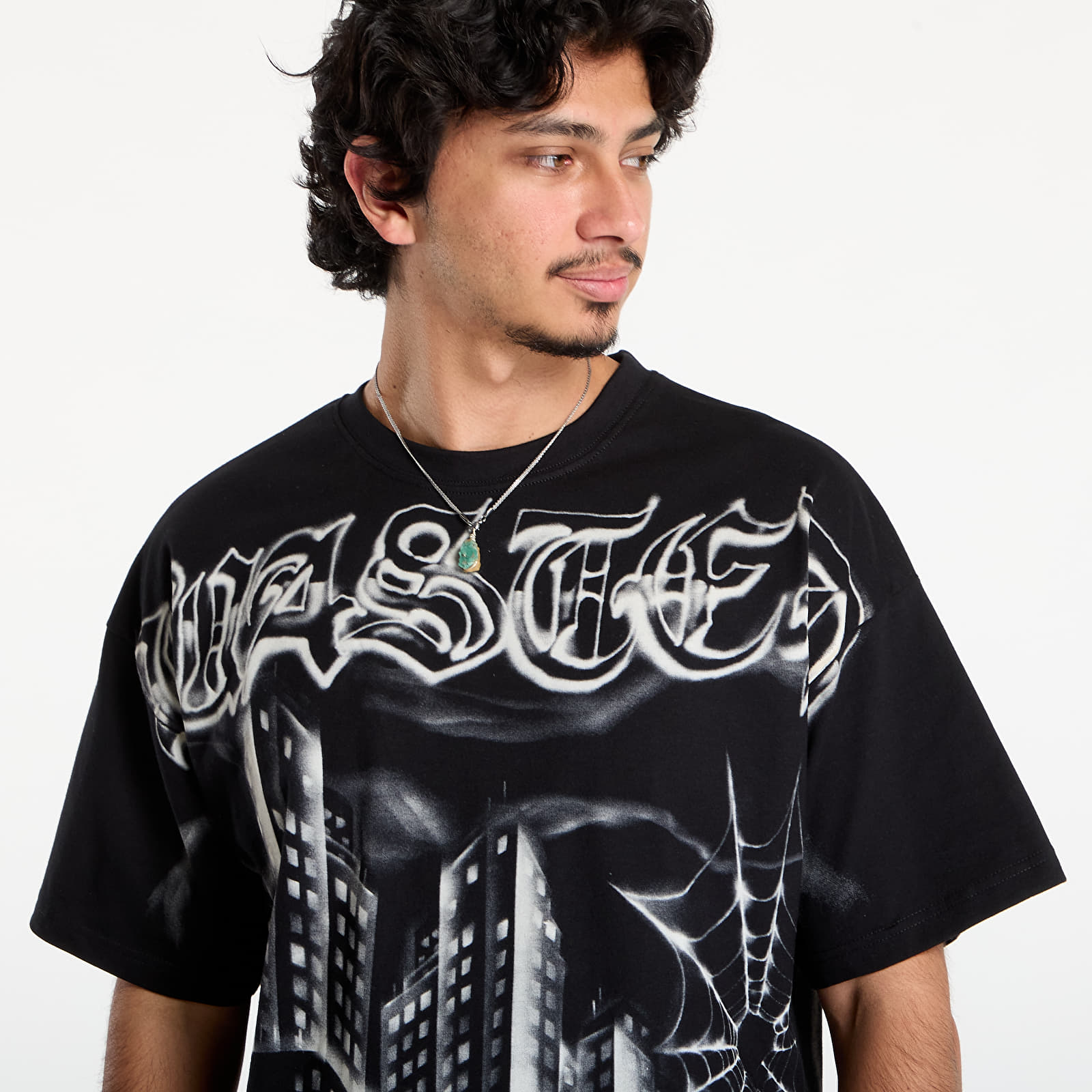 Magliette Wasted Paris M Atm Boxy T-Shirt Black