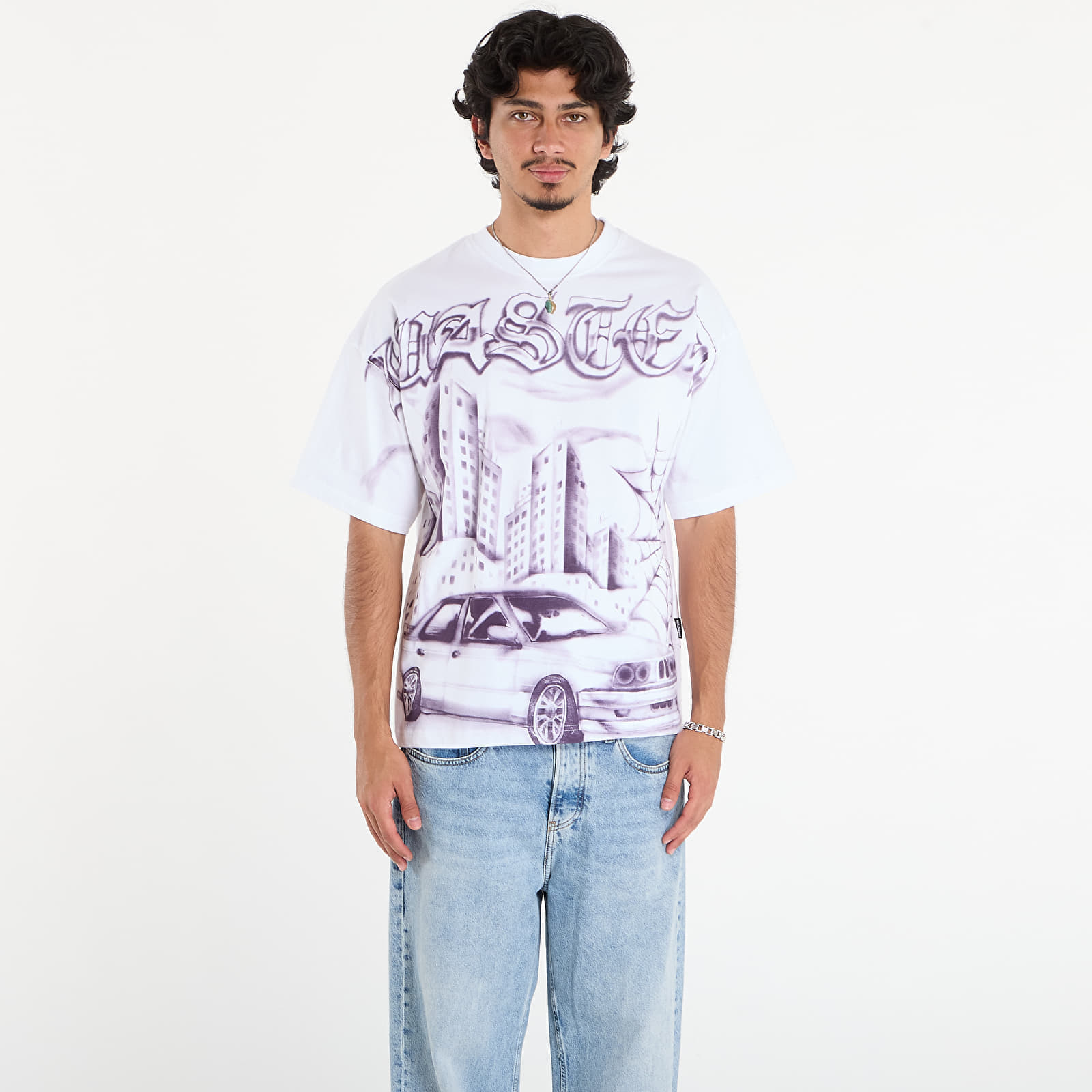 Tricou Wasted Paris M Atm Boxy T-Shirt White S