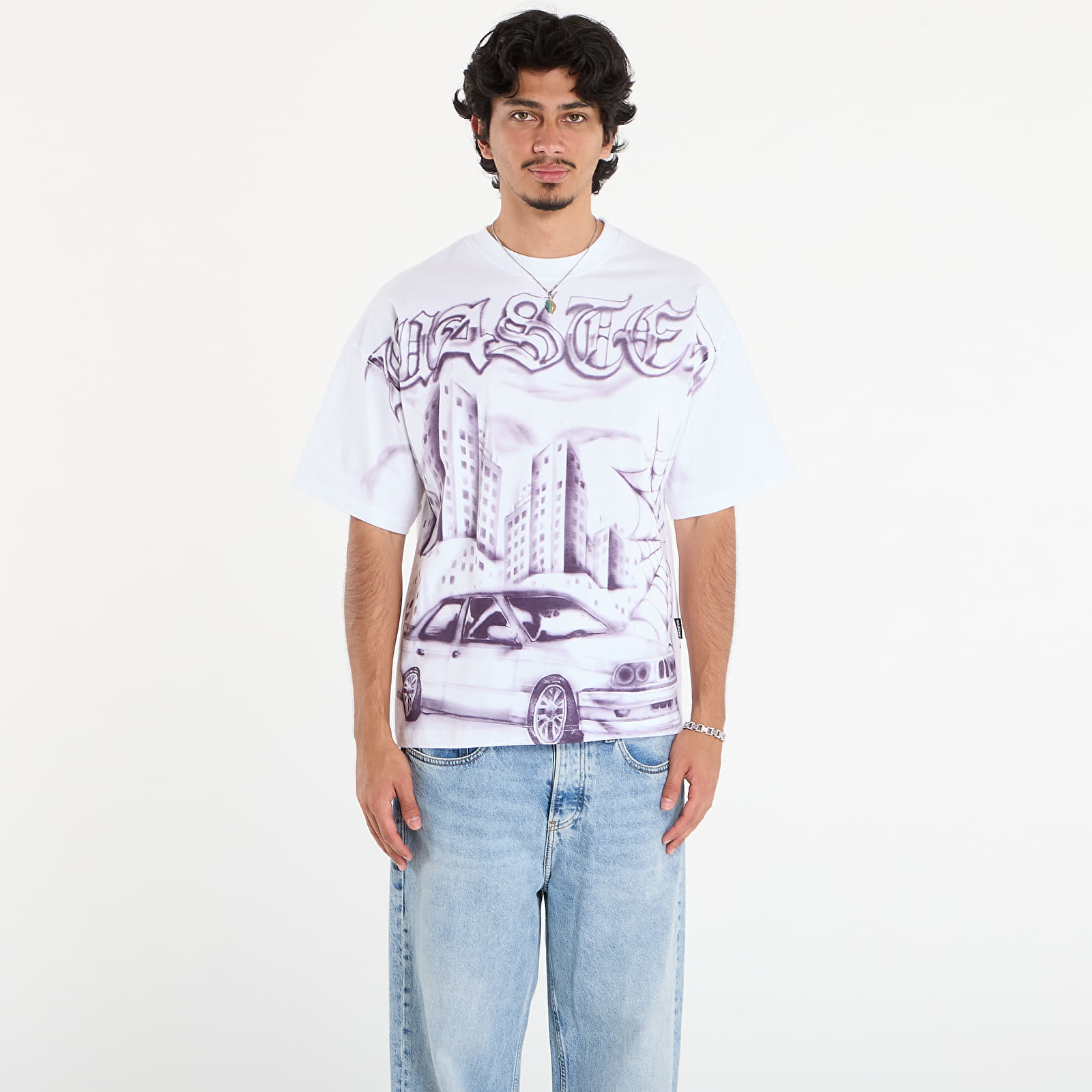 Magliette Wasted Paris M Atm Boxy T-Shirt White