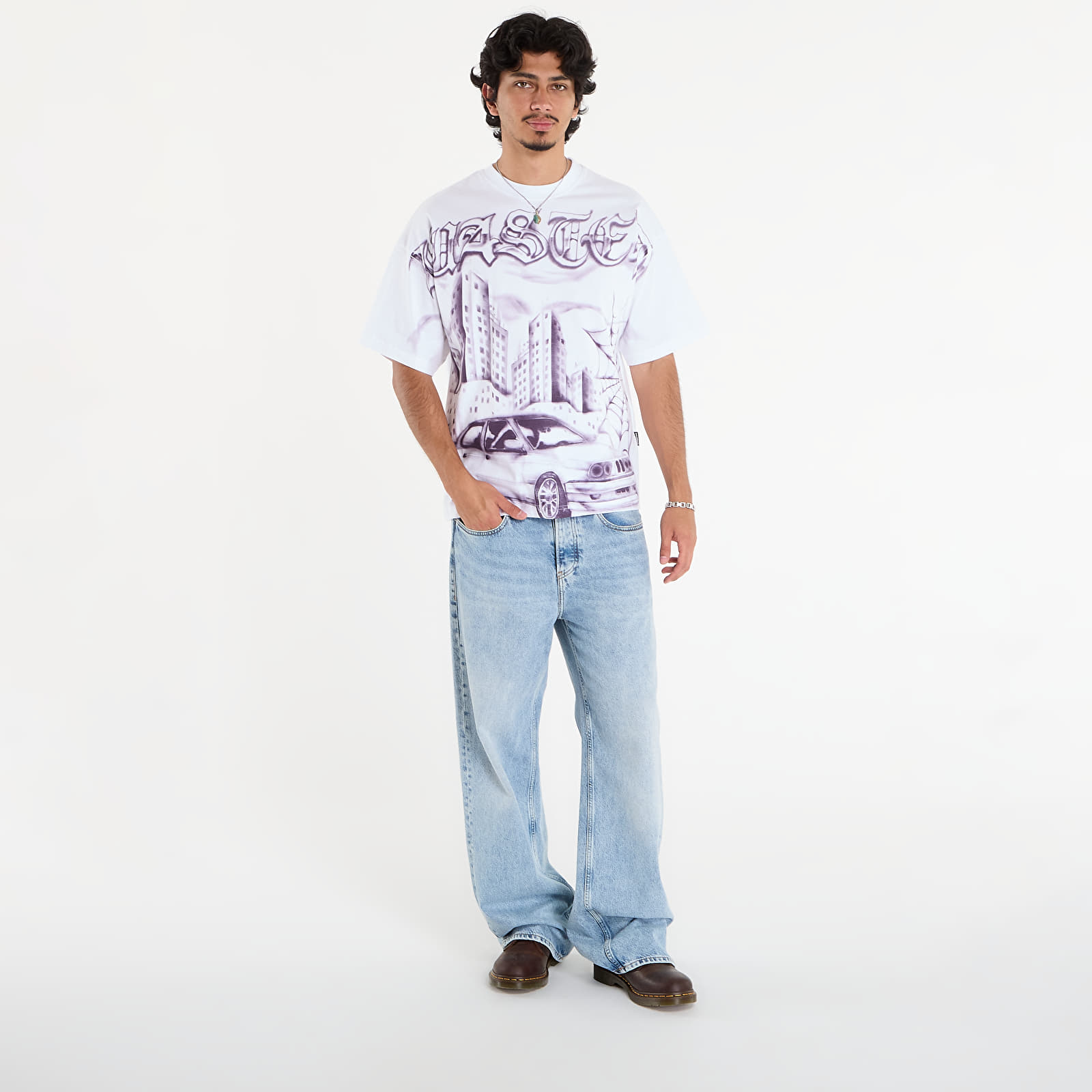 Magliette Wasted Paris M Atm Boxy T-Shirt White