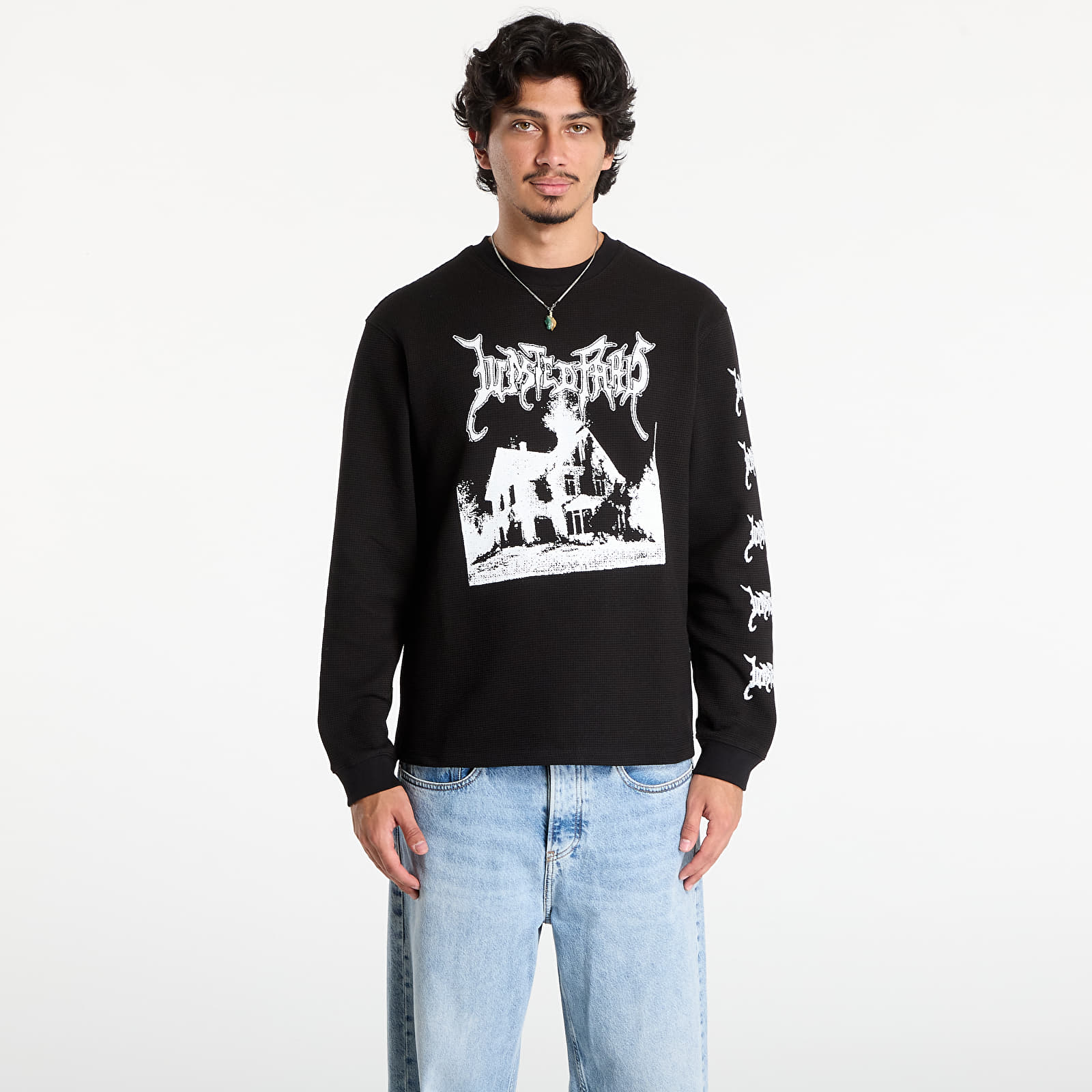 Sweatjacken und Sweatshirts Wasted Paris M Ignited Thermal Sweatshirt Black